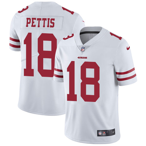 San Francisco 49ers Limited White Men Dante Pettis Road NFL Jersey #18 Vapor Untouchable